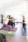 Group yoga class