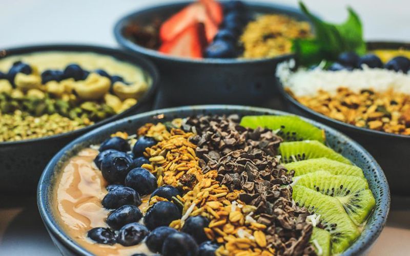 Plates of food