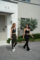 Two women walking and talking
