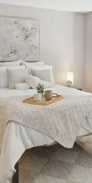 furnished bedroom
