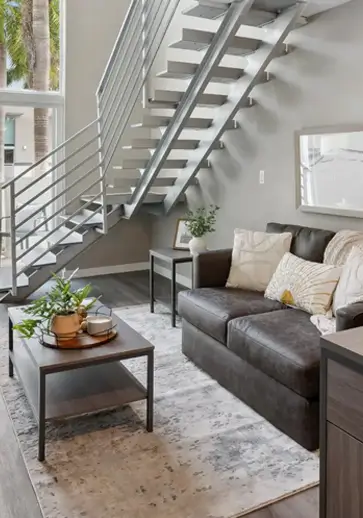 furnished living space
