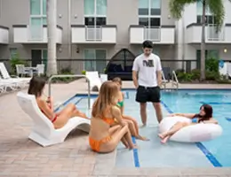 resort style pool