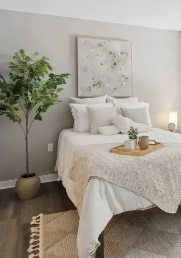 furnished bedroom
