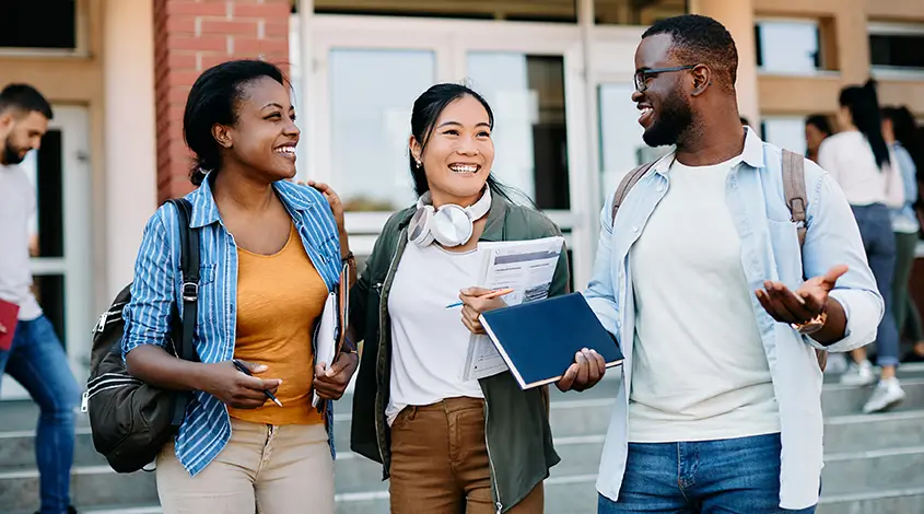group of diverse young adults