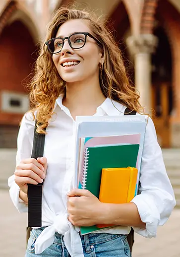 young college student